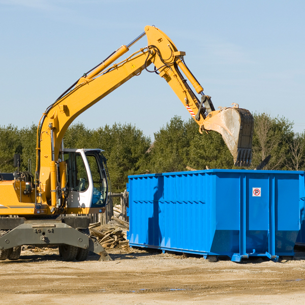 are there any restrictions on where a residential dumpster can be placed in Tindall Missouri